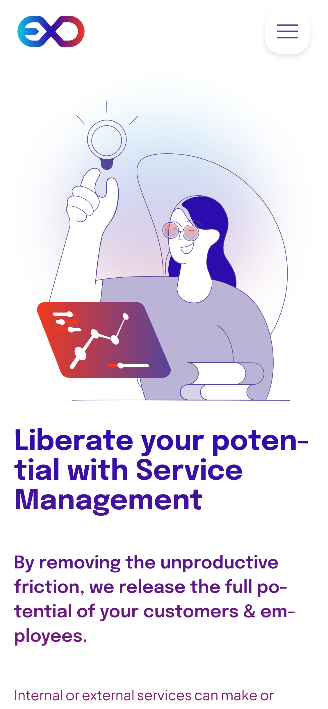 EXD Website Mobile Version